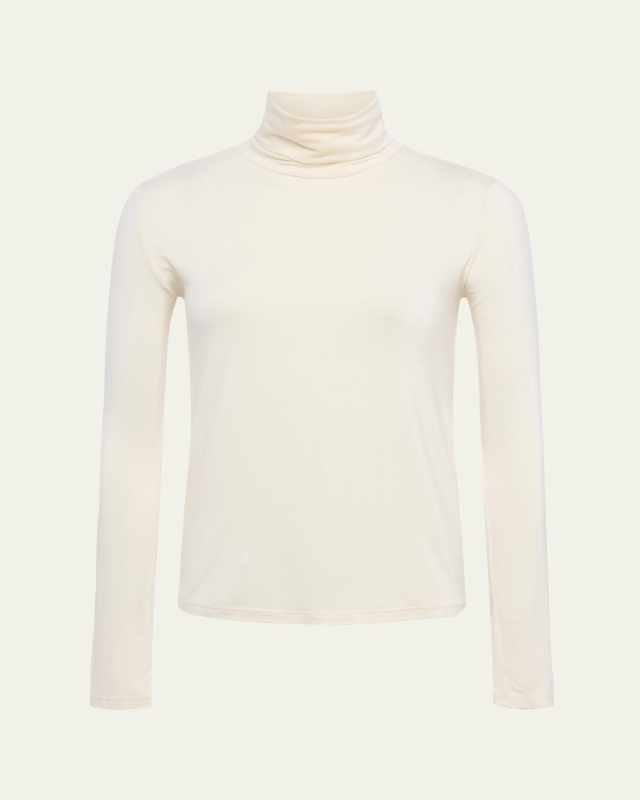Lani Long-Sleeve Turtleneck Top